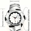 DENVOSI Premium Metal Watch – Bold Design (Blue Dial) 4