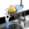 Stainless Steel Faucet Rack Kitchen Sink Caddy – Silver 4