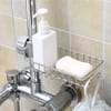 Stainless Steel Faucet Rack Kitchen Sink Caddy – Silver 5