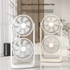 Double-Head High Wind Air Circulation Desktop Fan Portable Double-Layer Cooling Fan 1