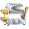 Stainless Steel 2 Tier Dish Drying Rack 3