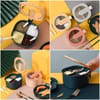 4 Grid Masala Box With Spoon 1