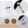 Wall Adhesive Screw Nut Hook (10 Pcs) 2