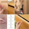 Wall Adhesive Diamond Hook (10 Pcs) 1