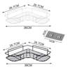 Stainless Steel Bathroom Corner Shelf 4