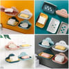 Wall Adhesive Soap Holder with Drain Tray 1