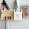 Wall Mounted Toothbrush & Bathroom Organizer 4