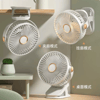 USB Rechargeable Mini Clip Fan | 720° Adjustable Portable Desk Fan | 2-Speed Silent Cooling Fan for Office, Home & Car 1