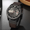 ⌚ Curren Inspired CN8301 Luxury Sports Watch – Brown Leather Strap (Special Offer) 4