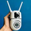 Dual Lens Mini Outdoor WiFi IP Camera – 1080P HD Smart Security Camera 2