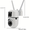 Dual Lens Mini Outdoor WiFi IP Camera – 1080P HD Smart Security Camera 5