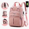 New leisure nylon ladies CHINA Bagpack (Pink) Code : 7242 1