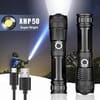 Rechargeable Zoom LED Flashlight USB Torch Light – With Battery 3