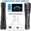 Rechargeable Zoom LED Flashlight USB Torch Light – With Battery 4