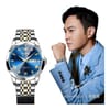 OLEVS 9931G New Exclusive Design Quartz Watch for Men blue 1