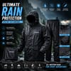 100% Water proof High quality Rain Coat With Pant 1