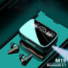 M19 TWS Wireless Bluetooth 5.3 Headphones Touch Control Stereo Earbuds With Digital LED Display 1