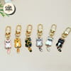 Cat Enamel Metal Keychain 1