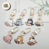 Cute Bow-Tie Kitty Keychain 2