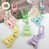 Rainbow Tummy Bear Keychain 2