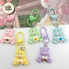 Rainbow Tummy Bear Keychain 3
