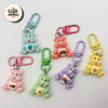 Rainbow Tummy Bear Keychain 4