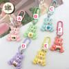 Rainbow Tummy Bear Keychain 5