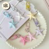 Pastel Starfish Charm Keychain 1