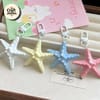 Pastel Starfish Charm Keychain 5