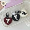 Heart Ribbon Keychain 4
