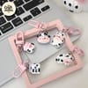 Cow Charm Keychain 1