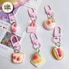 Strawberry Dessert Keychain 2
