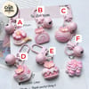 Pink Blossom Keychain 5