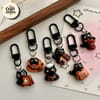 Black Cat Coffee Keychain 3