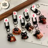 Black Cat Coffee Keychain 5