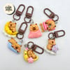Sleepy Capybara Keychain 3