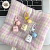 Cute Stacked Kitty Star Keychain 2