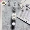 Cute Stacked Kitty Bell Keychain 4