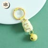 Cute Stacked Kitty Bell Keychain 5