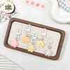 Translucent Daisy Flower Keychain 1