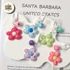 Flower Puff Bell Keychain 1