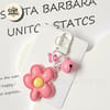 Flower Puff Bell Keychain 2