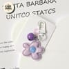 Flower Puff Bell Keychain 3