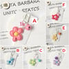Flower Puff Bell Keychain 5