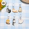 Lazy Cat Charm Keychain 4