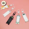 Cute Cat Peeking Keychain 2
