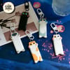 Cute Cat Peeking Keychain 4