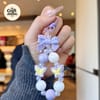 Colorful Butterfly Beaded Keychain 2