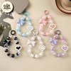 Beaded Butterfly Heart Phone Charm 1