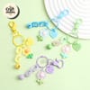 Pastel Flower Charm Keychain 1